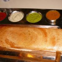 Butter Dosai · Thin crepe sprinkled with butter.