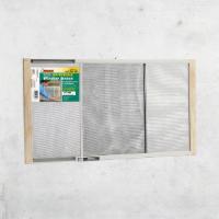 Frost King - Bright Steel Mesh Adjustable Window Screen (15 In. X 21-37 In.) · Plated easy-gliding steel rails for fingertip adjustment, wood ends and coated Aluminum scre...