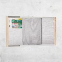 Frost King - Bright Steel Mesh Adjustable Window Screen (15 In. X 25-45 In.) · Plated easy-gliding steel rails for fingertip adjustment, wood ends and coated Aluminum scre...