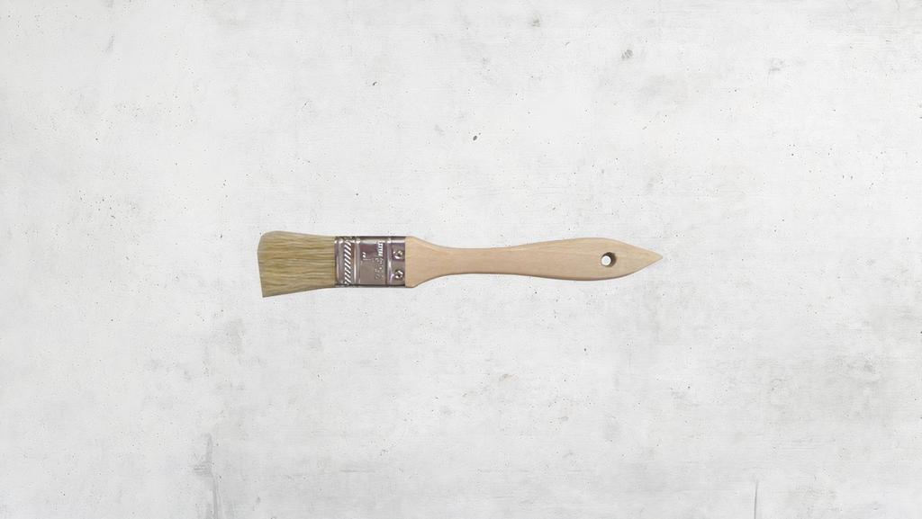 Prosource - Natural Bristle Wall & Varnish Chip Brush With Wood Handle  · 