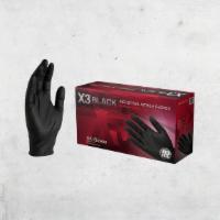 Gloveworks - Black Powder Free Nitrile Industrial Disposable Gloves · 