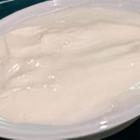 Raita Yogurt Sauce · Gluten-free. Creamy yogurt dipping sauce.