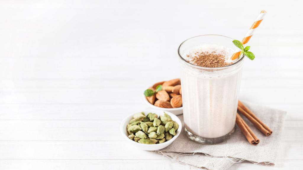 Sweet Lassi · Sweet, thick and creamy chilled yogurt drink.