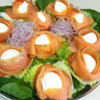 Cream Cheese & Sliced Nova Lox · Add lettuce, tomatoes & red onions for add'l charge.