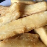 Yuca Frita · Fried Cassava.