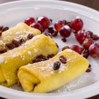 Blueberry Or Cherry Cheese Blintz · 