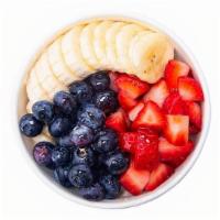 Sunset Cruise · Steel cut oats, strawberries, banana, blueberries & honey