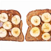 Ab Toast · Multigrain toast, almond butter, banana & honey