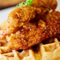 K-Town Chicken & Waffle · Island-style Korean chicken with a Belgian waffle.