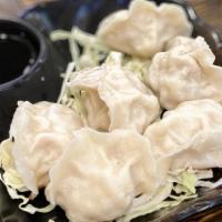 Grill Shrimp Dumpling / 煎虾水饺 · 