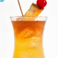 Maitai · white Rum. Myers Rum
Triple sec sour mix.
Lime .Pineapple juice.
orange liquor