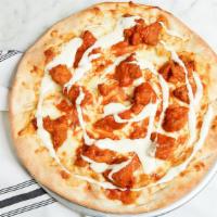 Buffalo Chicken Pizza (Large) · Bestseller. Crispy chicken tossed with mild buffalo sauce, mozzarella and Blue cheese.
