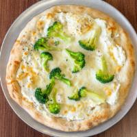 White Pizza With Broccoli · 