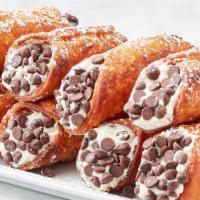 Fresh Handmade X-Large New Traditional Cannoli · Golden crispy shells filled with a signature recipe of ricotta cheese, hints of cinnamon and...