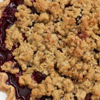 New Open Fruit Pie With Crumbs · Perfect pie size with perfect ingredients made by our talented chefs! Organic berries sauced...