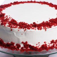 X-Large Red Velvet Cake Slice With Whip Cream · This smooth and delicious red velvet cake is going to make you want more! Made with Cream Ch...