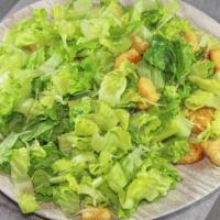 Caesar Salad · Romaine lettuce, parmesan cheese and croutons.