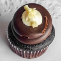 Chocolate Brownie Cheesecake · Chocolate brownie cupcake, filled with creamy cheesecake, topped with chocolate ganache, and...
