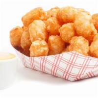 Tater Tots (Half) · With a side of Kraft Cheese Whiz