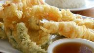 Vegetable Tempura · Twelve pieces. Batter fried with tempura sauce.