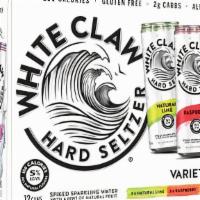 White Claw Hard Seltzer - Variety Pk No 1 - (24 Pk - 12 Oz Cans) · 5% ABV. This 24-pack includes three different flavors, including raspberry, ruby grapefruit ...