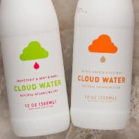 Hemp Drink - Cloud Water Sparkling Hemp 12 Oz · 25 MG HEMP EXTRACT SWEETENED WITH RAW HONEY, KOSHER, GLUTEN FREE, NON GMO, THC FREE