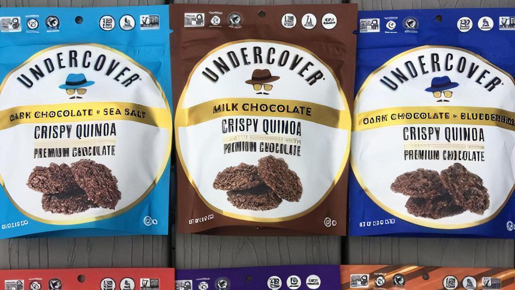 Undercover Chocolate Quinoa Crisps  · Gluten Free, Nut Free, 100% Cacao