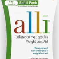 Alli Orlistat 60 Mg Weight Loss Aid - 120 Capsules · FDA Approved, NON Prescription Weight Loss Aid, Helps You Lose More Weight Than Dieting Alone.