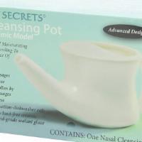 Ancient Secrets Nasal Cleansing Pot · Clear the nasal passages Remove excess mucus Reduce dust and pollen by cleansing nasal passa...