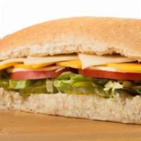 Vegetarian Salad Sandwich Combo On Roll · Any two cheeses, lettuce and tomatoes.