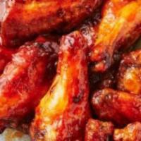 Buffalo Wings · Bone-In or Boneless: Hot, Mild, Garlic & Oil, Honey BBQ, Garlic Parmesan, Original Bbq, Lemo...
