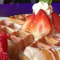 Strawberry Shortcake Waffles · 