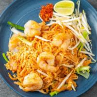 Pad Thai Plate · Gluten-free. Pad thai, is a stir-fried rice noodle dish base in home made tamarind sauce ,co...