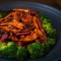 General Tso'S Organic Chicken · Wok sauteed ABF chicken with tamarind general tso sauce. Served with side of steamed broccol...