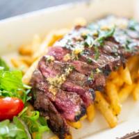 Bistecca	 · Churrasco Steak (Served with Rosemary Parmesan Fries & House Salad )