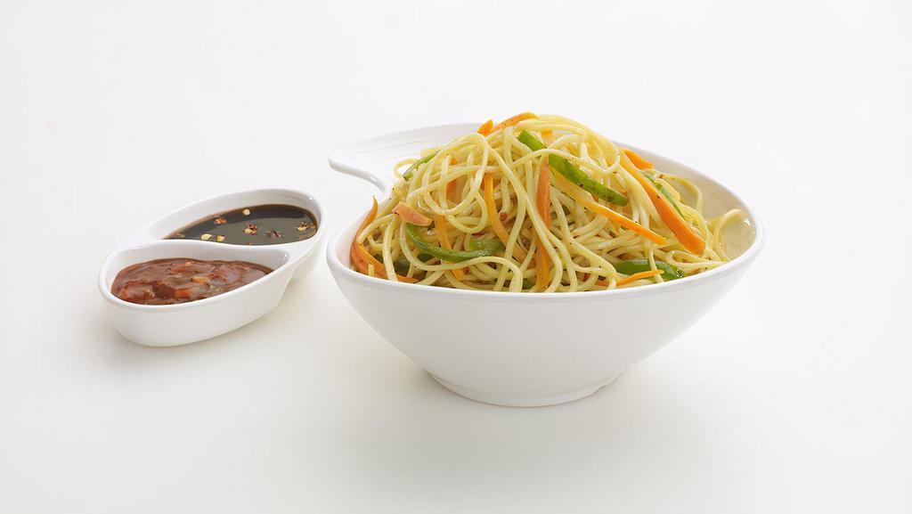 Veg Noodles · Stir-fried noodles with lots of veggies.