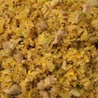 Chicken With Salted Fish Fried Rice/ 鹹魚雞粒炒飯 · 