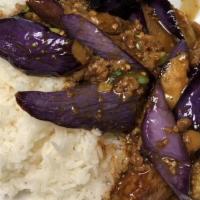 Eggplant With Salted Fish/ 鹹魚茄子 · 