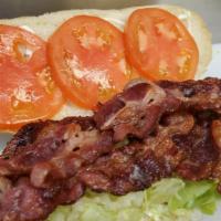 Blt   Sandwich · Bacon, Lettuce, and Tomato on a hero.