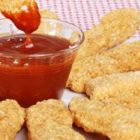 Bbq Chicken Tenders · Delicious chicken tenders, tossed in BBQ sauce, and fried to perfection.