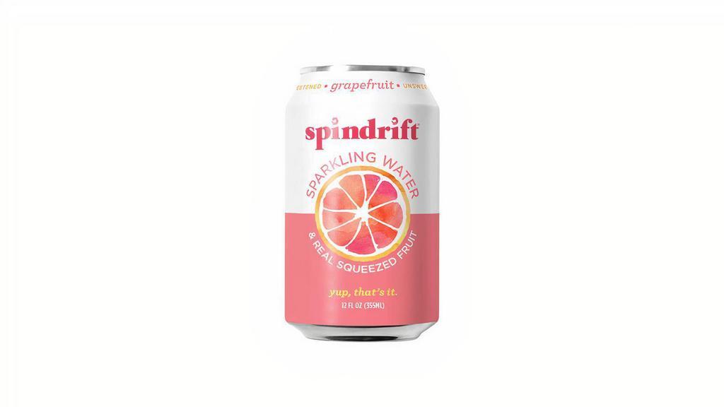 Spindrift - Grapefruit Sparkling Water · Real grapefruits, juiced and canned within weeks, alongside touches of orange & lemon to highlight the flavor of the grapefruit. 12oz Can