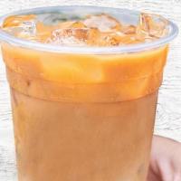 Ice Coffee With Milk · Classic Coffee with milk and ice cubes