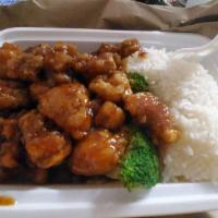 General Tso'S Chicken · Hot and spicy. Served with white rice or fried rice.