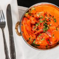 Chicken Makhni · The most popular Indian delicacy, butter chicken (tandoori baked), cooked with chopped tomat...