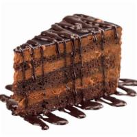 Chocolate Cake · Decadent chocolate cake with chocolate frosting.