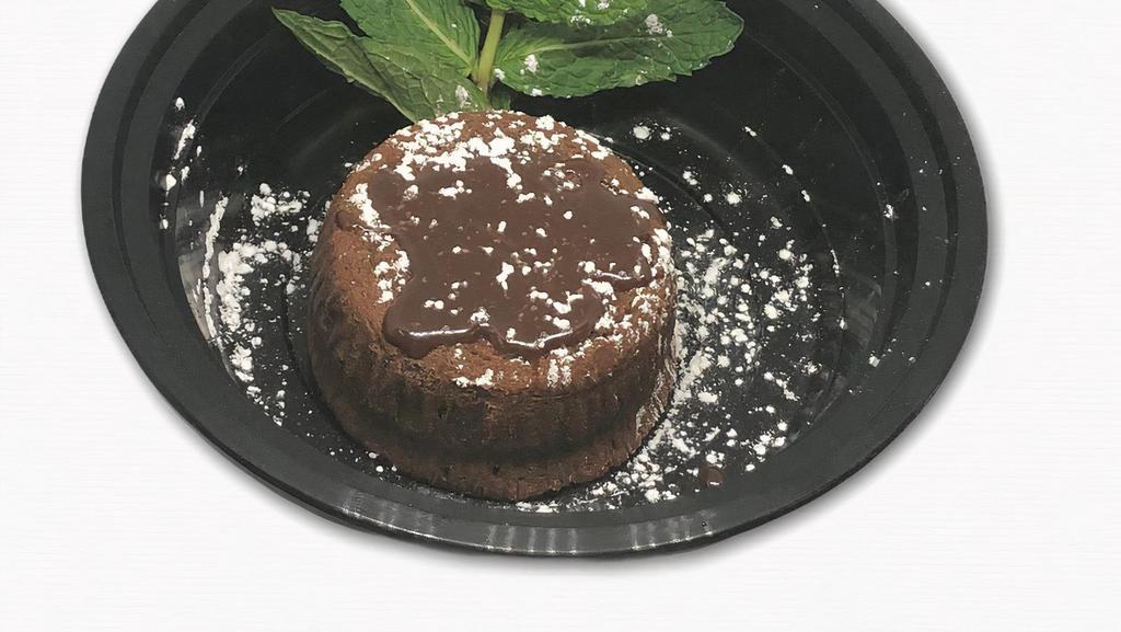  - Chocolate Salted Caramel Souffle · Moist chocolate cake with a heart of creamy salted caramel