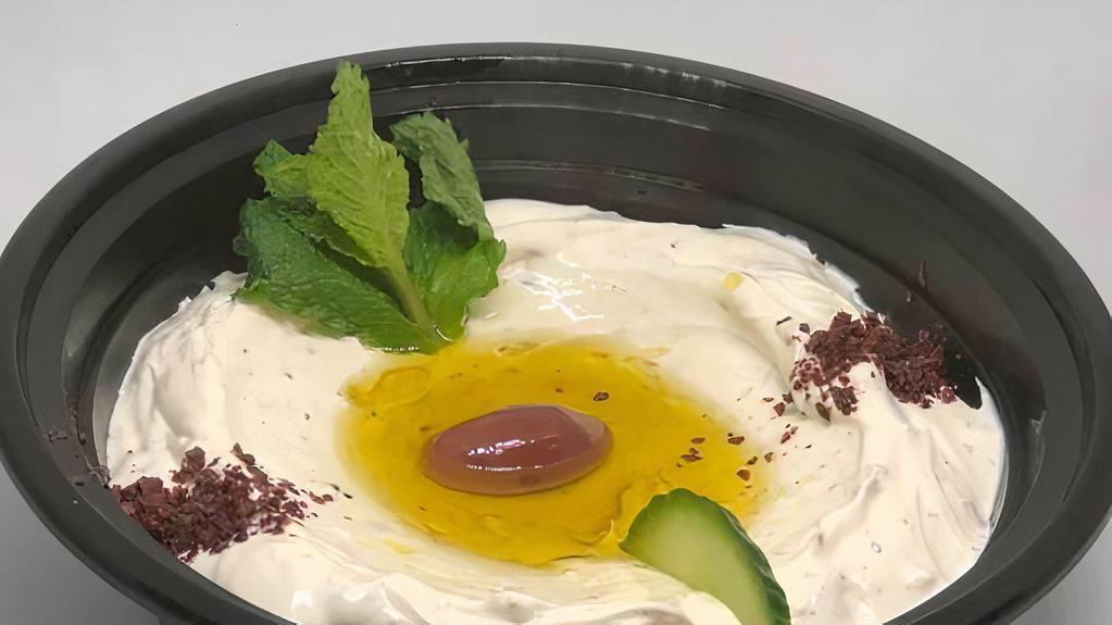  - Labne · Classic Levantine cream cheese infused with za'atar and extra virgin olive oil. Vegetarian.
