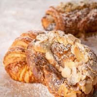 Croissant · Available in Plain, & Chocolate