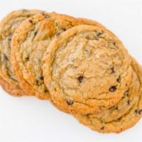 Chocolate Chip Cookies · fresh made secret recipe chocolate chip cookies