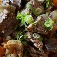Braised Lamb Chunk · Tender baby lamb chunk served with any side dish.